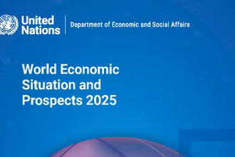 Hình ảnh Báo cáo Tình hình và triển vọng kinh tế thế giới năm 2025 của Liên hợp quốc. (Ảnh un.org)