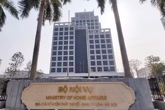 Trụ sở Bộ Nội vụ. (Ảnh: Moha)
