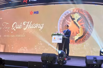 Bộ trưởng Ngoại giao Bùi Thanh Sơn phát biểu tại sự kiện.