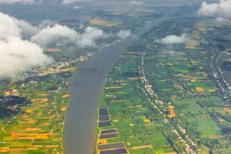 Lưu vực sông Mekong. (Ảnh: Duy Khương/TTXVN)