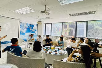 Toàn cảnh tọa đàm về du lịch chữa lành do STDe tổ chức.