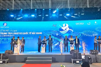 Khai trương trung tâm Logistics Quốc tế Bắc Giang.