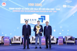 Masan Group được vinh danh doanh nghiệp có chiến lược M&A tiêu biểu 2023-2024.