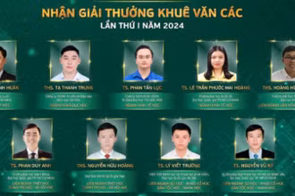 Các nhà khoa học đạt giải Khuê Văn Các năm 2024. (Ảnh: BTC)
