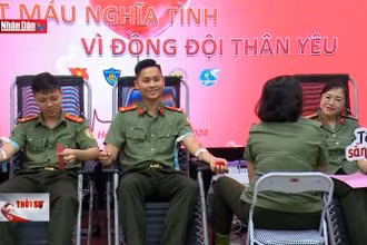 Lan tỏa phong trào hiến máu trong Công an nhân dân