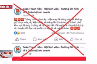 Xử lý nghiêm việc đưa tin sai về bão lũ