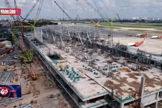 TP Hồ Chí Minh: Tăng tốc thi công dự án nhà ga T3 sân bay Tân Sơn Nhất