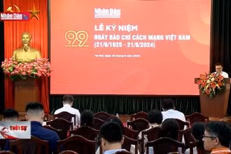 Báo Nhân Dân kỷ niệm 99 năm Ngày Báo chí cách mạng Việt Nam