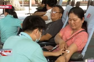 TP Hồ Chí Minh: Công nhân viên, người lao động tham gia hiến máu tình nguyện