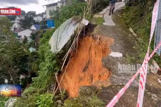 Lãnh đạo tỉnh kiểm tra hiện trường sạt lở gây sập nhà tại Đà Lạt