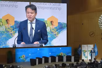 Lễ công bố Báo cáo Chỉ số Đổi mới sáng tạo toàn cầu năm 2024.