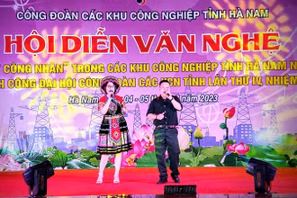 Tiết mục dự thi của các đơn vị tại Hội diễn.