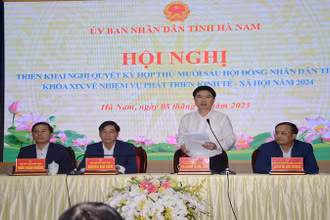 Ủy ban nhân dân tỉnh Hà Nam triển khai kế hoạch năm 2024.