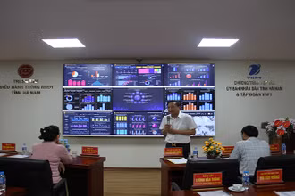 Trung tâm điều hành thông minh tỉnh Hà Nam phát huy nhiều tiện ích.