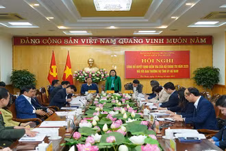 Các đại biểu dự hội nghị.