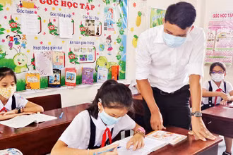 Một lớp học ở Trường Sa.