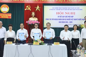 Ba cơ quan ký kết quy chế phối hợp.