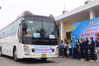 Đà Nẵng sẽ tiếp tục tổ chức các chuyến xe đưa đoàn viên, người lao động về quê đón Tết.