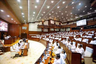 Sáng 21/8, tại thủ đô Phnom Penh, Quốc hội Campuchia khóa VII chính thức khai mạc kỳ họp thứ nhất. (Ảnh minh họa: TTXVN)