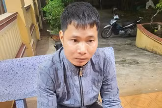 Đối tượng Ngô Văn Tiếp bị bắt giữ sau 2 ngày lẩn trốn.