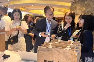 Các doanh nghiệp tham dự hội nghị.
