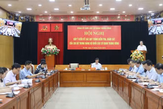 Quang cảnh hội nghị.