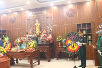 Lễ tưởng niệm ông Nguyễn Xuân Trường - người đã hiến thân xác cho công tác giảng dạy, nghiên cứu khoa học của Học viện Quân y.