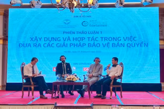 Một Hội thảo chuyên đề do Liên minh Sáng tạo và Giải trí (ACE) phối hợp Bộ Thông tin và Truyền thông tổ chức. (Ảnh: Mỹ Hạnh) 
