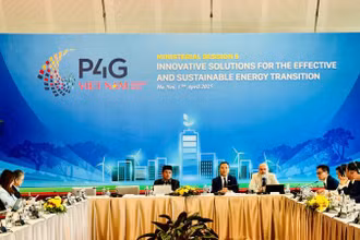 Phiên thảo luận thứ 5 trong khuôn khổ P4G 2025 tại Hà Nội, Việt Nam. (Ảnh: HNV)
