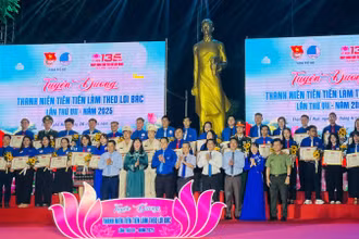 Thành đoàn Huế tổ chức Chương trình tuyên dương thanh niên tiên tiến làm theo lời Bác lần thứ VII, năm 2025.