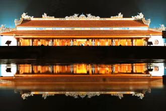 Lần đầu tiên một di tích văn hóa thuộc di sản thế giới UNESCO ở Việt Nam đạt chuẩn công trình xanh-Điện Thái Hòa. (ảnh: Di tích Huế)