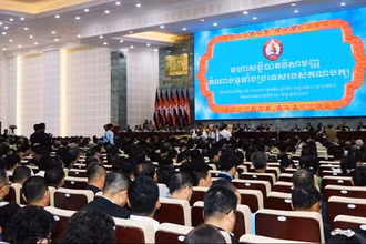 Đại hội bất thường của CPP có sự tham dự của khoảng 3.600 đại biểu.