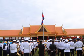 Lễ kỷ niệm 47 năm con đường tiến tới đánh đổ chế độ diệt chủng Pol Pot. (Ảnh: SƠN XINH)