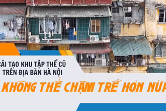 Cải tạo khu tập thể cũ trên địa bàn Hà Nội: Không thể chậm trễ hơn nữa