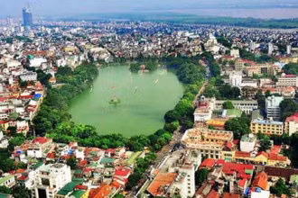 Thành phố Hà Nội đang khẩn trương triển khai dự án cải tạo, chỉnh trang khu vực phía đông hồ Hoàn Kiếm để xây dựng công viên-quảng trường đặc biệt. Ảnh: Hải Phong