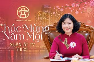 Đồng chí Bùi Thị Minh Hoài, Ủy viên Bộ Chính trị, Bí thư Thành ủy Hà Nội, Trưởng đoàn đại biểu Quốc hội thành phố Hà Nội. (Ảnh: TIẾN TUẤN)