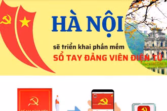Thành ủy Hà Nội yêu cầu các đảng bộ triển khai cài đặt phần mềm “Sổ tay đảng viên điện tử” đến các đảng viên, hoàn thành trong tháng 4/2023.