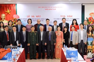 Lễ ra mắt Hội đồng tư vấn ngành và Hội đồng Viện Báo chí.