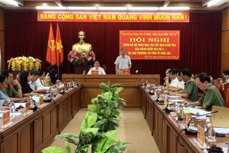 Bộ trưởng Tô Lâm phát biểu tại hội nghị.