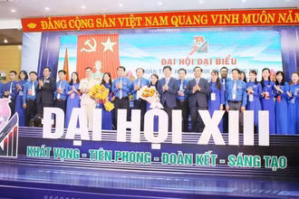 Ra mắt Ban Chấp hành Đoàn Thanh niên Cộng sản Hồ Chí Minh tỉnh Quảng Trị khóa XIII.