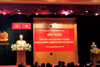 Đồng chí Tô Lâm phát biểu tại hội nghị.