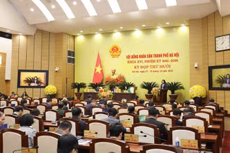 Các đại biểu tham dự kỳ họp.