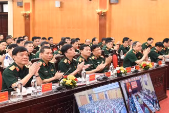 Các đại biểu tham dự hội nghị. (Ảnh Phú Sơn) 