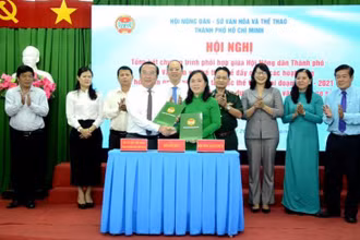 Ký kết chương trình phối hợp xây dựng đời sống văn hóa ở cơ sở gắn với xây dựng nông thôn mới, đô thị văn minh giai đoạn 2022-2025.