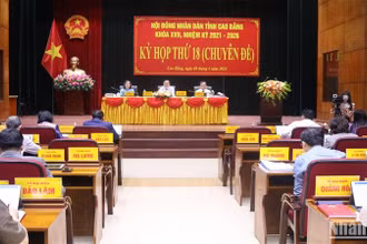 Quang cảnh kỳ họp.