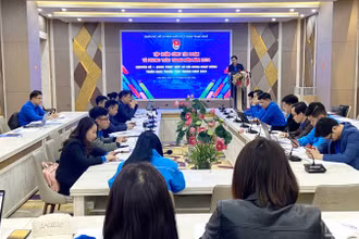 Quang cảnh Hội nghị tập huấn nghiệp vụ công tác Đoàn và phong trào thanh niên năm 2024.
