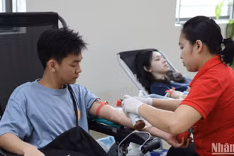 Hiến máu tình nguyện là nghĩa cử cao đẹp, thể hiện tinh thần "tương thân tương ái".