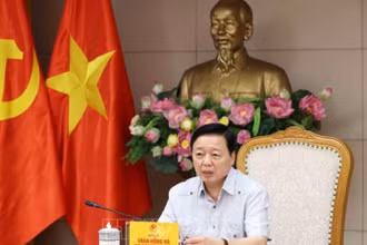 Phó Thủ tướng Trần Hồng Hà chủ trì cuộc họp chiều 13/5. (Ảnh: TTXVN)