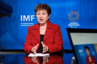 Tổng Giám đốc IMF Kristalina Georgieva. (Ảnh: XINHUA)