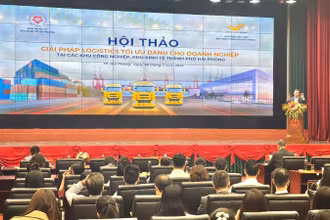 Hội thảo "Giải pháp logistics tối ưu dành cho doanh nghiệp tại các khu công nghiệp, khu kinh tế tại Hải Phòng".
